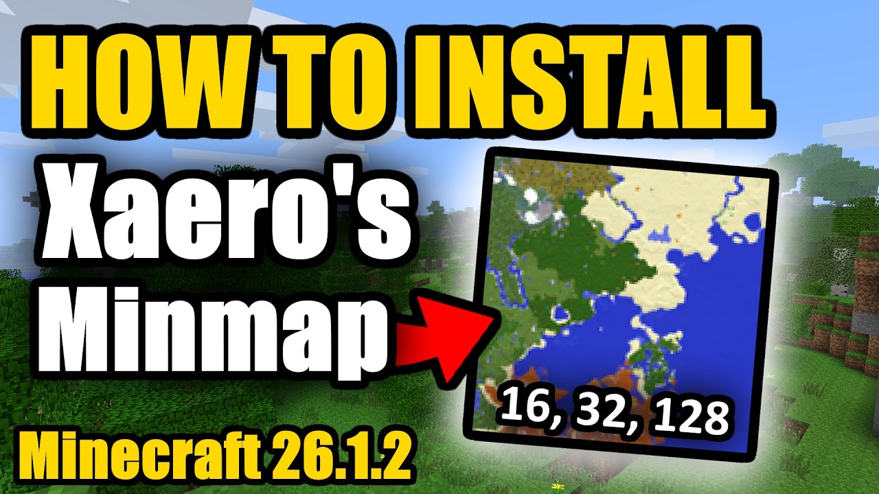 Install Minimap Minecraft Java How to Install Xaero's Minimap for Minecraft 26.1.2 (2026)! - YouTube