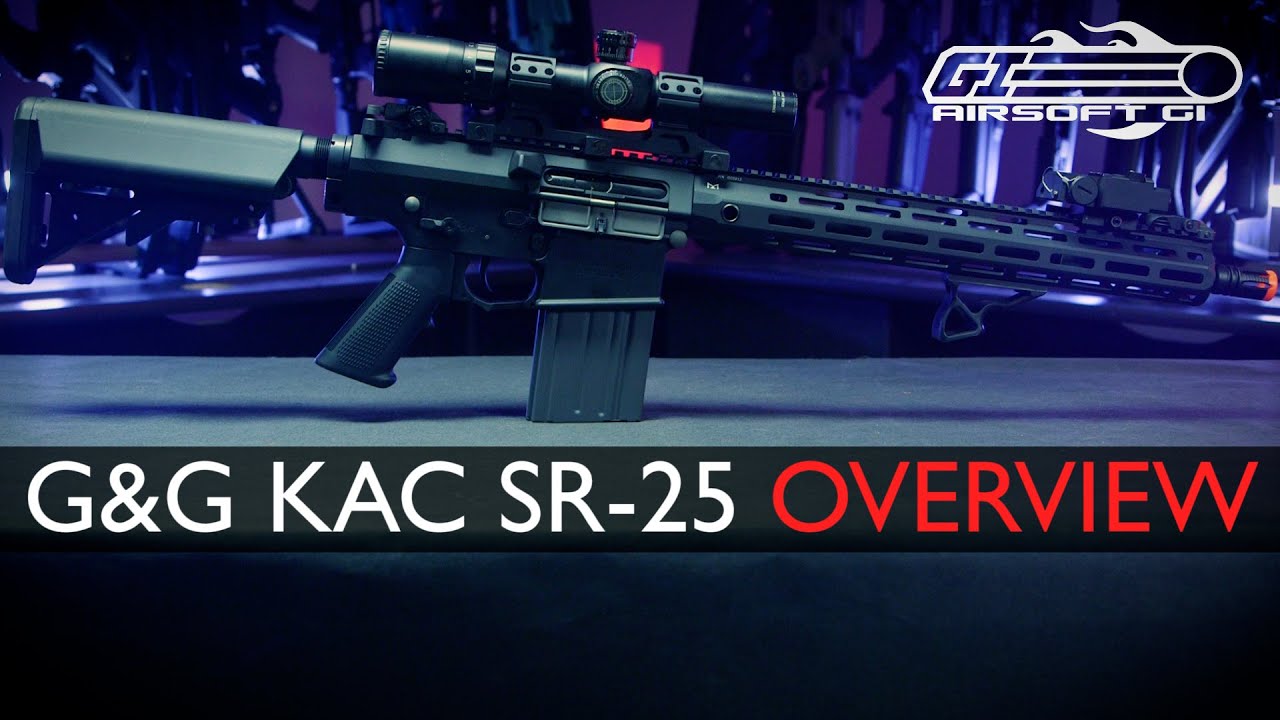 TRUE DMR! - Knight's Armament SR25 E2 APC by G&G | Airsoft GI - YouTube