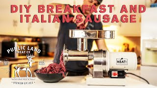 Process Your Own Wild Game! - DIY Italian Sausage and Breakfast Sausage - Public Land Meat Co