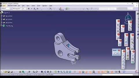 CATIA Multiview Drafting Third Angle Projection Figure 2