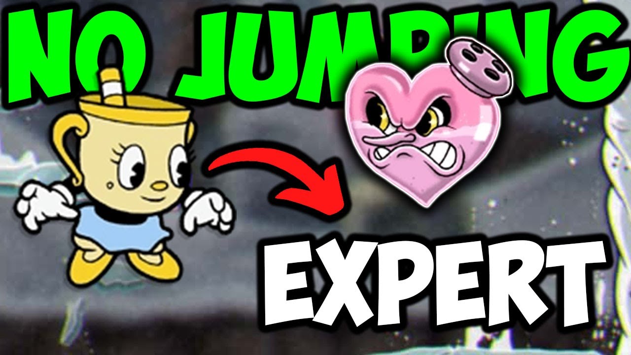 I beat Cuphead's Hardest Challenge (No Jumping)