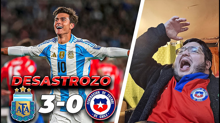 SOMOS UNA VERGUENZA 😡😭 ARGENTINA 3 CHILE 0 | REACCIONES DE UN HINCHA CHILENO | ELIMINATORIAS 2024