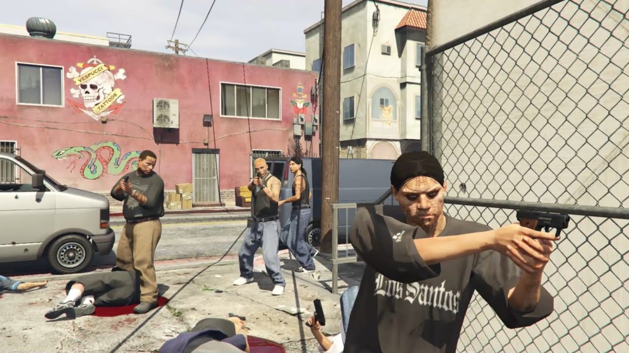 Marabunta Grande VS Vagos | GTA 5 NPC War 203