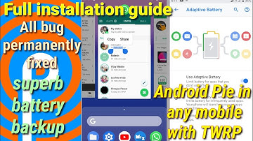 Android Pie: in redmi 3s and any other phone full flashing guide and all bug permanently fixed
