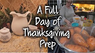 A Full Day of Thanksgiving Prep