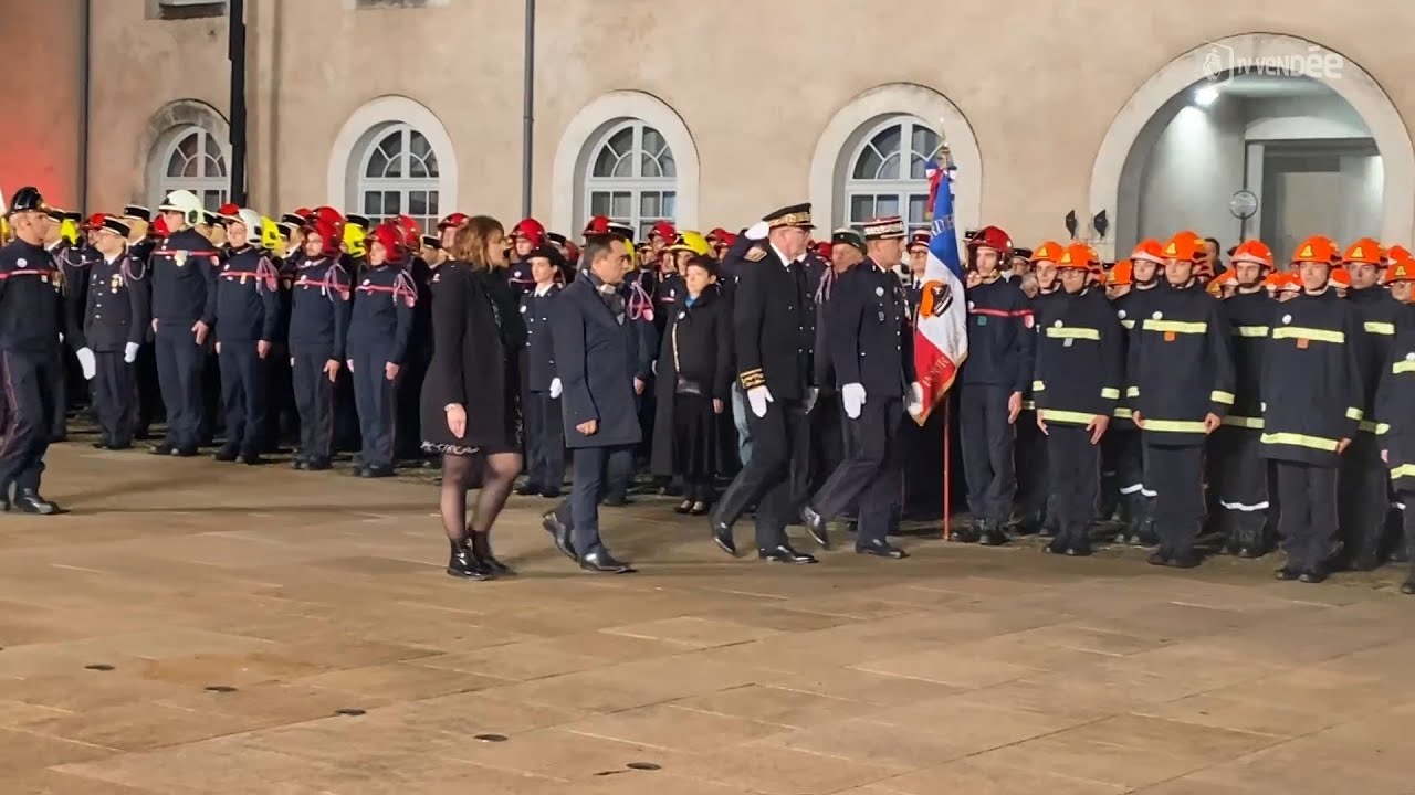 Les pompiers de Vendée réunis pour la Sainte-Barbe