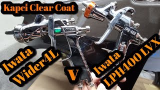 Iwata Wider4L v LPH400 LVX Kapci 6030 Clear Coat