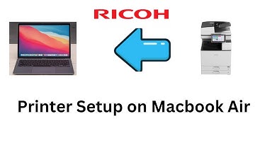 Add Ricoh Printer to Mac, setup printer on MacBook air, How to Add Network Printer on macOS Monterey