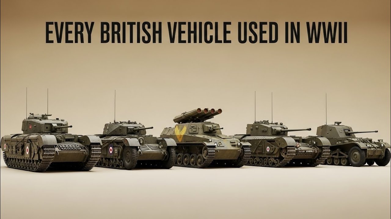 Every British Vehicle Used in WWII