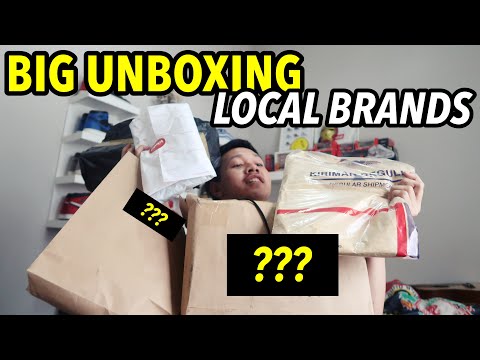 BIG UNBOXING LOCAL BRANDS. Yg terakhir gede banget wkwk
