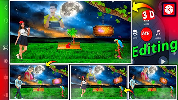 🔥Nature Style Double Photo Video Editing In Kinemaster || kinemaster Se Natural Video Kaise Banaye?