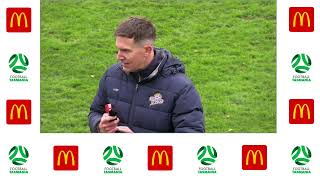 Women's Statewide Cup Semi Final, Post Game Interview: Tom Ballantyne