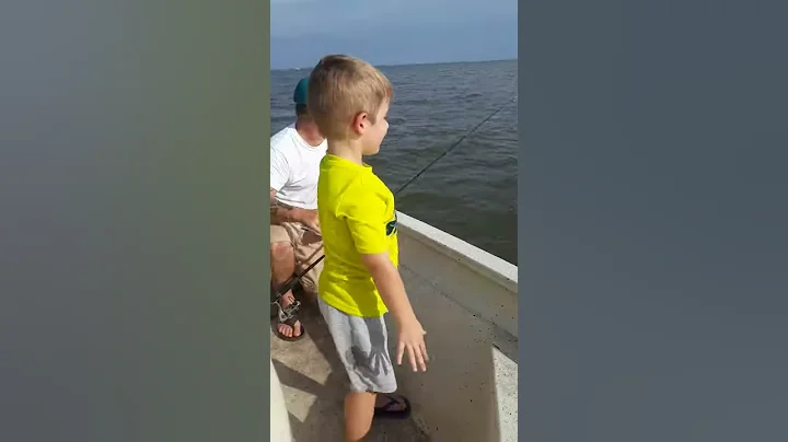 Taking my boy Kenneth fishing!