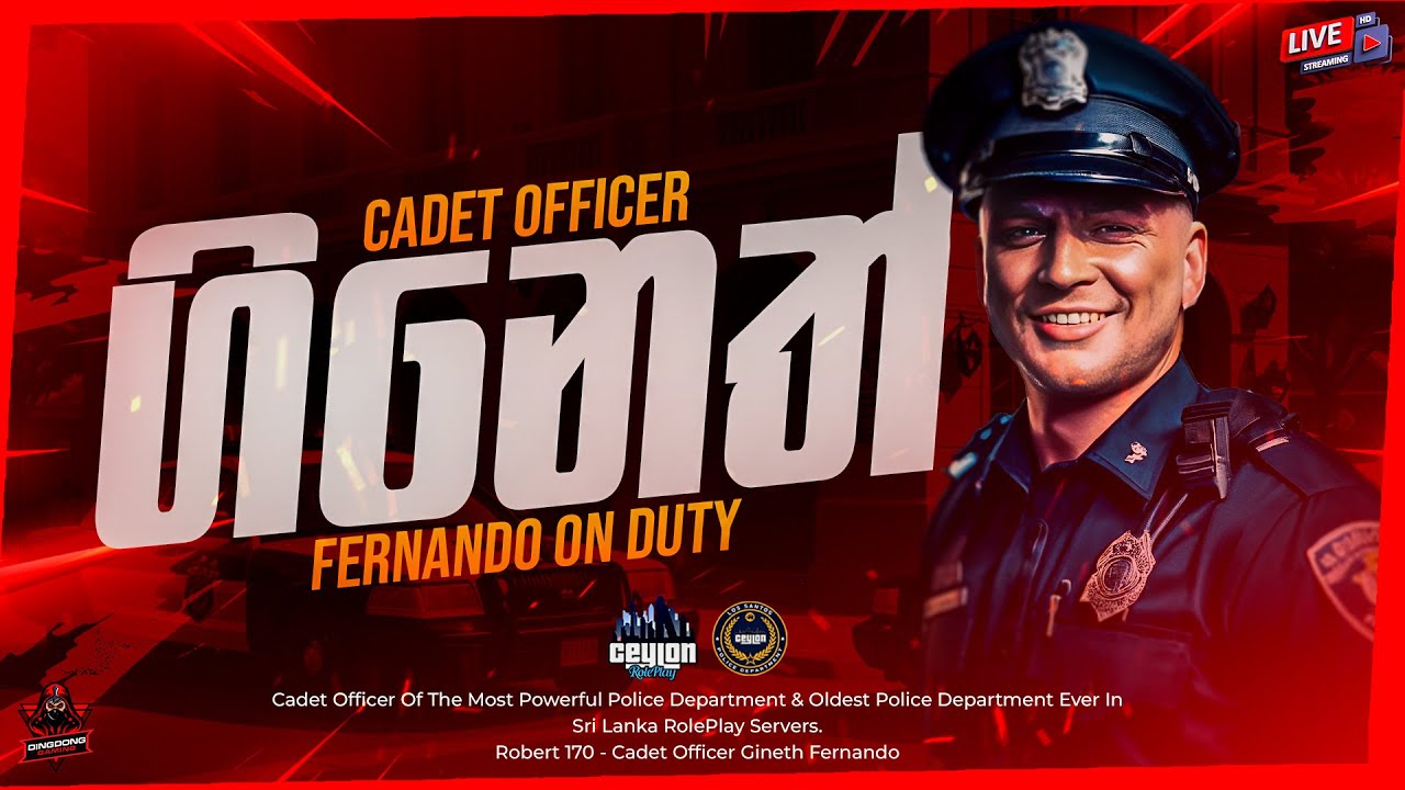 🔴LIVE ! CEYLON PD හොරු අල්ලමු | CEYLON RP | CCPD | GINETH FERNANDO | EP ...