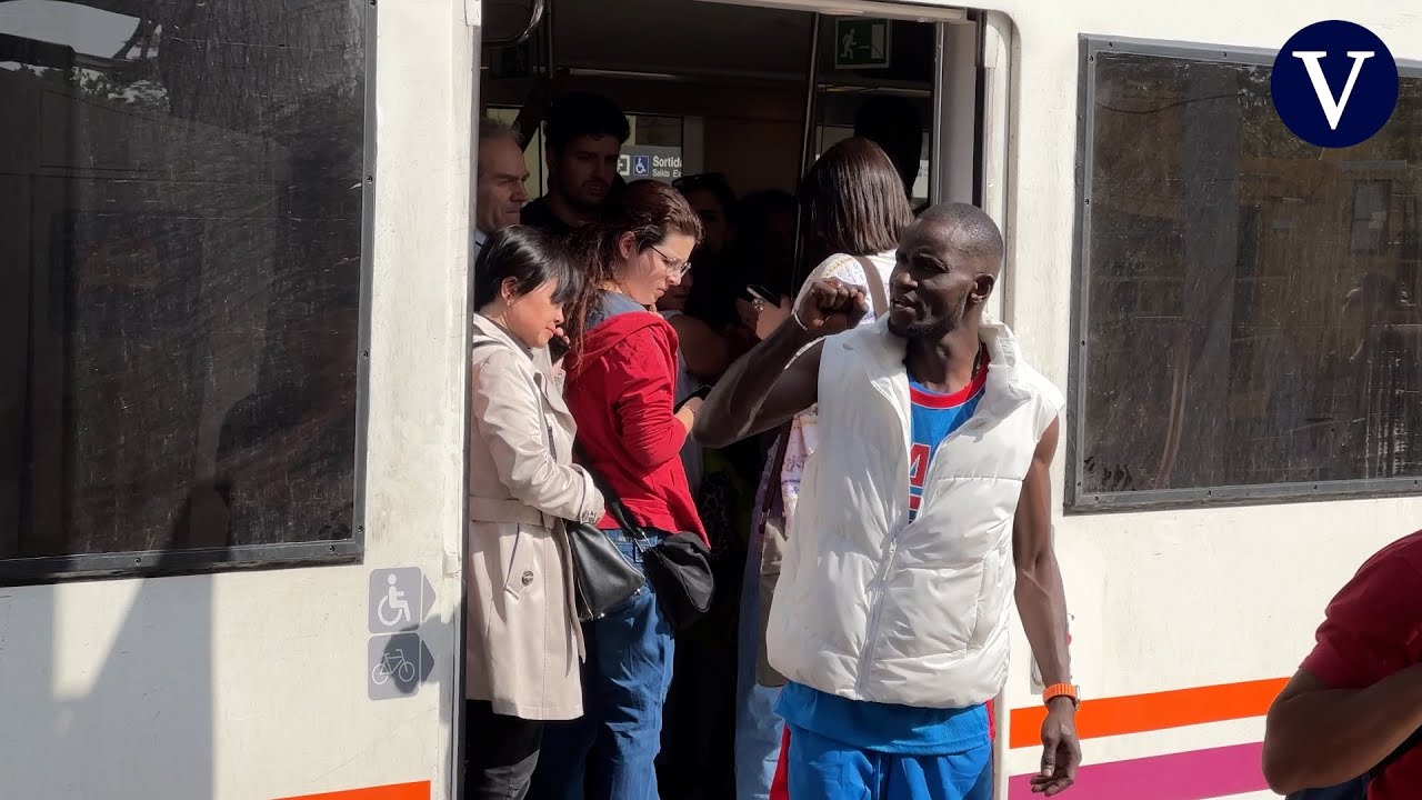 Caos en la R2 de Rodalies por culpa de un incendio