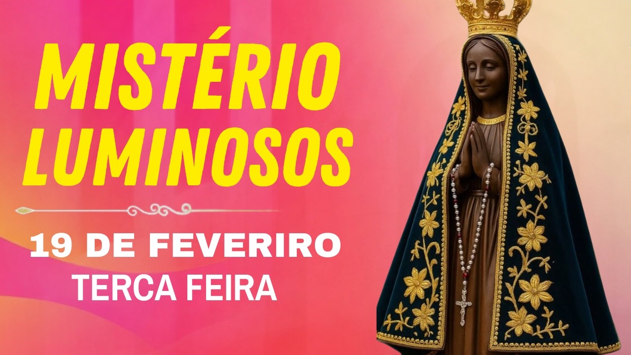 TERÇO DE APARECIDA COM PE. ANTONIO MARIA - 19  DE FEVEREIRO DE 2026 | MISTÉRIOS GLORIOSOS