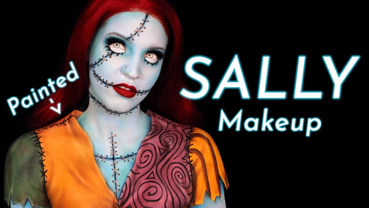SALLY Makeup Tutorial | Nightmare Before Christmas - YouTube