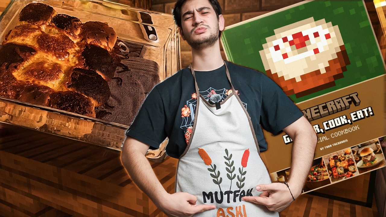 STEVE'İN MİDESİ BUNA NASIL DAYANIYOR( Batu Şefle Minecraft yemekleri)