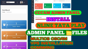 cccam admin panel installation|multics panel installation|oscam installation|cccam multics panel