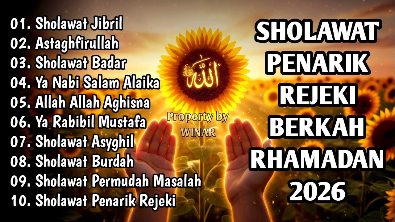 SHOLAWAT JIBRIL PEMBUKA PINTU REZEKI, Astaghfirullah||SHOLAWAT NABI SPESIAL RHAMADAN 2026