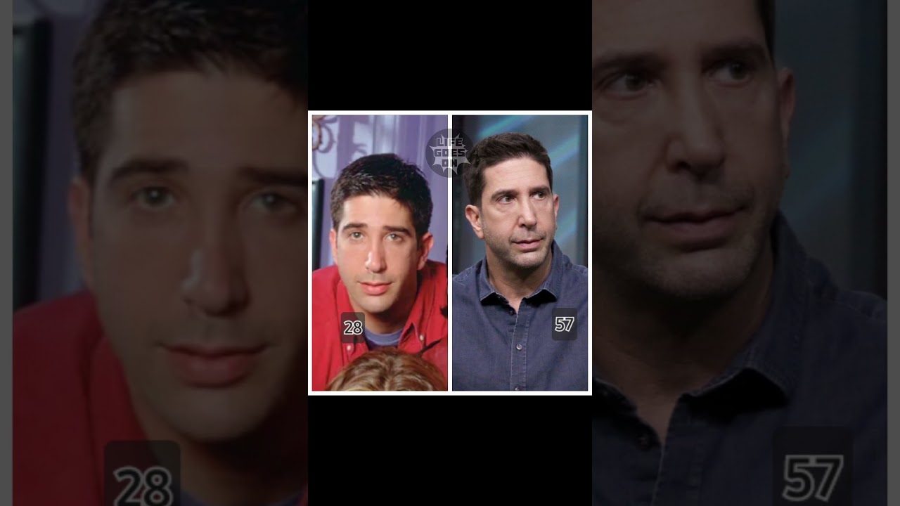 The power of aging. The casts of friends. Then and now. 