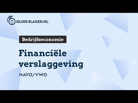 Video: Wat Is De Grondslag Voor Financiële Verslaggeving Van De Onderneming?