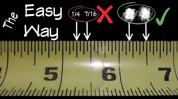 📏How to Read a Tape Measure - The Easy Way! 📏