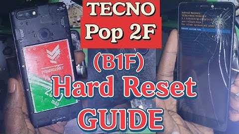Tecno POP 2F Hard Reset Tecno B1f EASY in 1minute