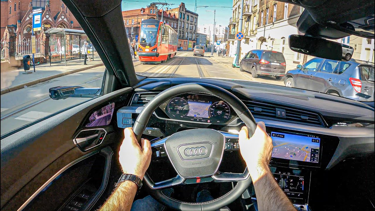 NEW Audi E-tron 55 quattro 408 HP | POV Test Drive 