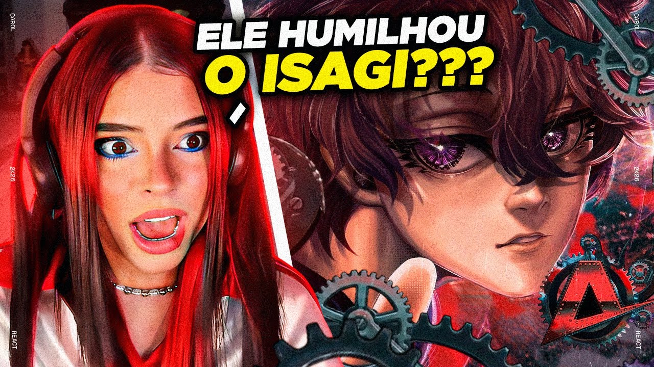 ♪ Hugo (Blue Lock) | Engrenagem | AniRap | React Cah