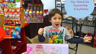 Vlog - Out & Home, Favourite Finds & Toy Hunting #4