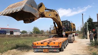 Transporting The Caterpillar 365C Excavator With MAN TGX 680 - Fasoulas Heavy Transports screenshot 5