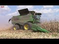 JOHN DEERE S790 Combine in a 1,000 Acre Corn Field
