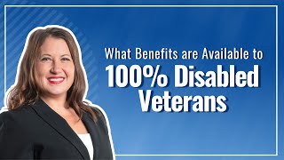 What Benefits are available to 100% disabled veterans? Can you work with a 100% Rating?