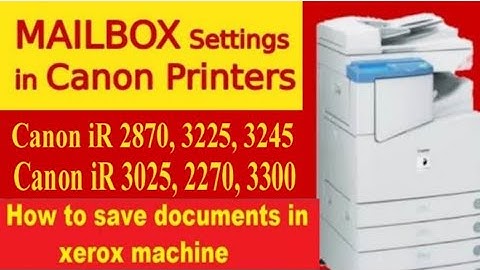 How to save document in Canon copier machine ll Xeror or photocopy machine me document save kaisekre