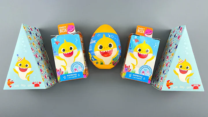 *NEW*🤩Funny Candy ASMR | Satisfying BABY SHARK Video | Softdrink Surprise Egg Sweets & Toys unboxing