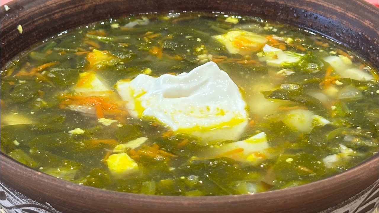Зелений борщ. Смакує всім 💯 - YouTube