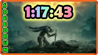 ELDEN RING SPEEDRUN Glitchless 1h17m43s Patch 1.08 PS5
