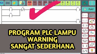 MEMBUAT PROGRAM PLC LAMPU WARNING MENGGUNAKAN PLC LADDER SIMULATOR 2 screenshot 5