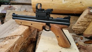 Crosman 1322 - More fun than a barrel of monkeys - YouTube
