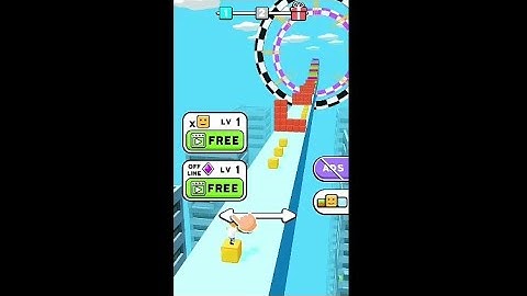 Cube Surfer Level 1 | Android Funny Game | Block Surfer | Ashish Gaming