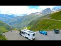 Driving dangerous swiss alpine roads in a motorhome