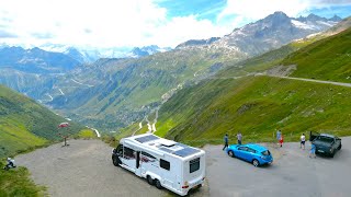 Driving DANGEROUS Swiss Alpine Roads in a MOTORHOME!