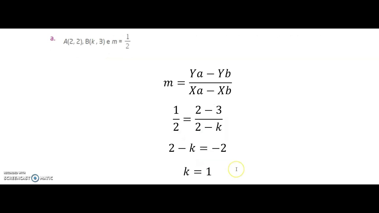 Como Descobrir O Coeficiente Angular De Uma Reta