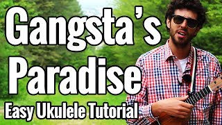 Coolio - Gangsta's Paradise - Ukulele Tutorial - Easy Chords & Strumming Pattern chords