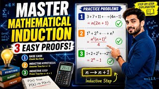 Mathematical Induction Practice Problems | 3 Step-by-Step Proofs for Beginners