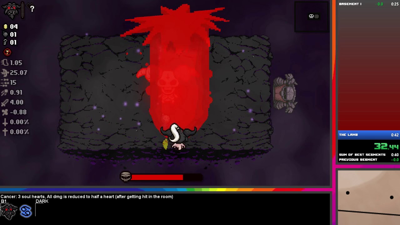 The Binding of isaac Afterbirth+ 1 char seeded - 41s53 - YouTube