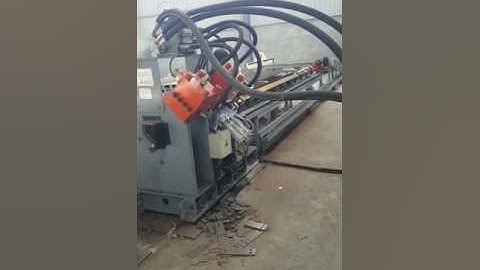 High speed CNC channel punching machine
