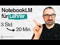 Wie NotebookLM Meine Unterrichtsvorbereitung Revolutioniert