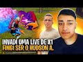 INVADI LIVE DE SALA X1 DOS CRIAS FINGI SER O HUDSON - FREE FIRE